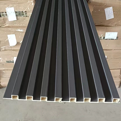 new material WPC wall panel pvc fluted panel for indoor decorative 3D wall panel factory selling