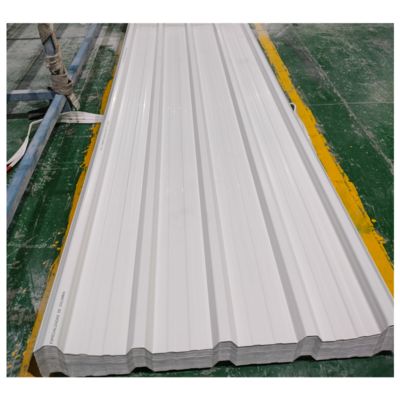 White Calcium Carbonate 1070mm UPVC Roofing Tiles 2mm High Crest Thermoacoustic UPVC Ecoroof Roofing System Popular Latin America