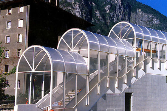 ورق پلی کربنات دو جداره Lexan ضد عفونی، پانل های پلی کربنات Clear 4mm