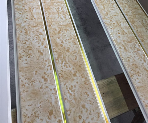 پانل های پانل های پلاستیکی 25 سانتی متر میانه نصب آسان / تمیز کردن آسان