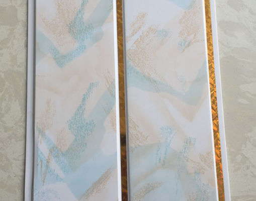 تخته های ضد آب برای حمام / پانل های ضد آب حمام سقف با خطوط طلایی