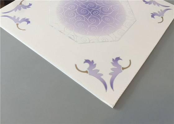 595*595mm سقف تخته سازگار با محیط زیست سقف مدرن آویزان برای Carport / گاراژ / حمام