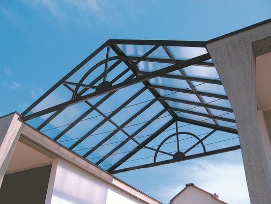 Makrolon / Lexan دوقلو دیوار توخالی ورق پلی کربنات انعطاف پذیر