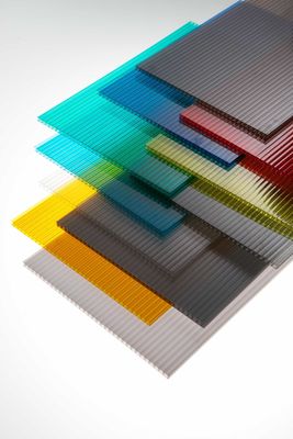 SGS پانل های پلی کربنات 6mm، ورق پلی کربنات Lexan، حفاظت UV