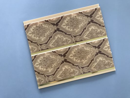 200 × 6 میلی متر چاپ طلایی سقف PVC پانل برای دکوراسیون رستوران