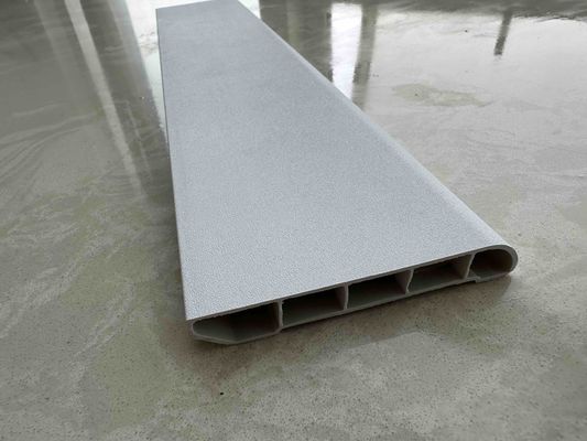 Floor Edge Protection Pvc Flexible Skirting Board Fireproof 10mm Thickness