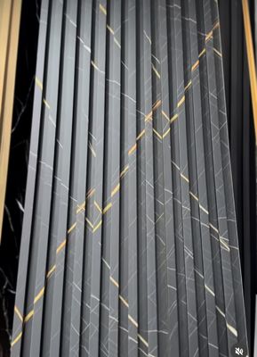 Art 3D Slat WPC Acoustic Decorative Interior Wall Panels 160MM