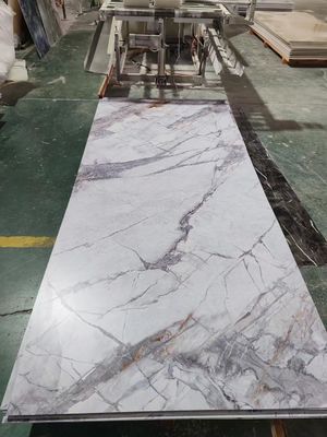 ورق های مرمر UV با ضخامت 3 میلی متر پوشش جامد PVC برای پس زمینه