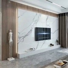 پنل های دیواری مرمر ضد آب پنل های تزئینی درخشان