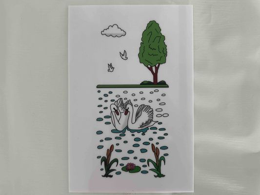 چاپ UV ورق های پلی استیرن چاپ سه بعدی ورق های تزئینی PS رنگ سفید پانل تبلیغاتی