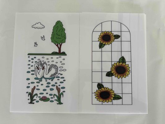 ورق های پلاستیکی پلی استیرن رنگی پانل های جداکننده درب تزئینی پانل های درب پلاستیکی چاپ تزئینی PS