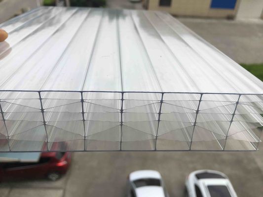 Multiwall Polycarbonate Sheets For Truck Aerodynamic Barrier White PC Sheet