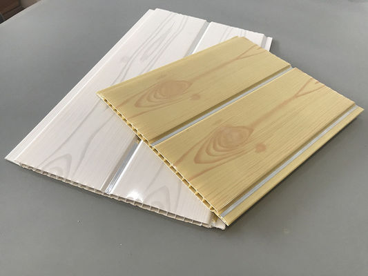 200 × 5.95M داخلی هنری پانل های پوشش چوبی PVC برای رستوران ضخامت 7mm 8 اینچ پانل سقف PVC رنگ چوبی محبوب