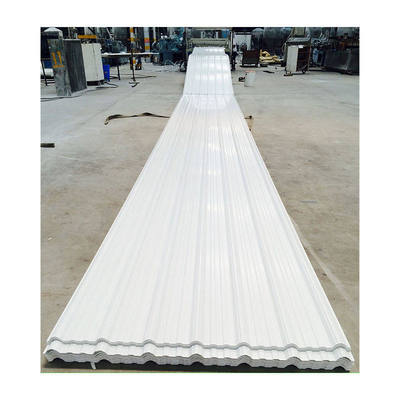 White 1130mm UPVC Roofing Sheets Plastic Roof Sheet Thermal Insulation Solution Tailored For Commercial Center Roofing Needs