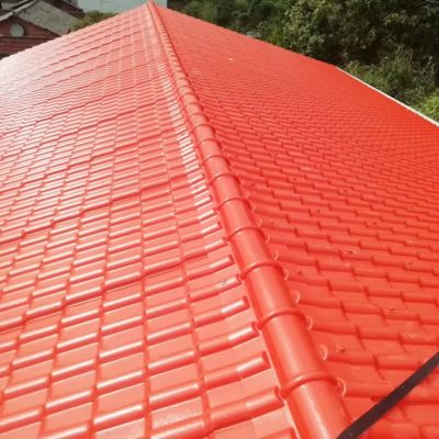 1050mm Width Plastic Wavy Roofing ASA Pvc Roof Tiles UV Resistant UPVC Roofing Sheets